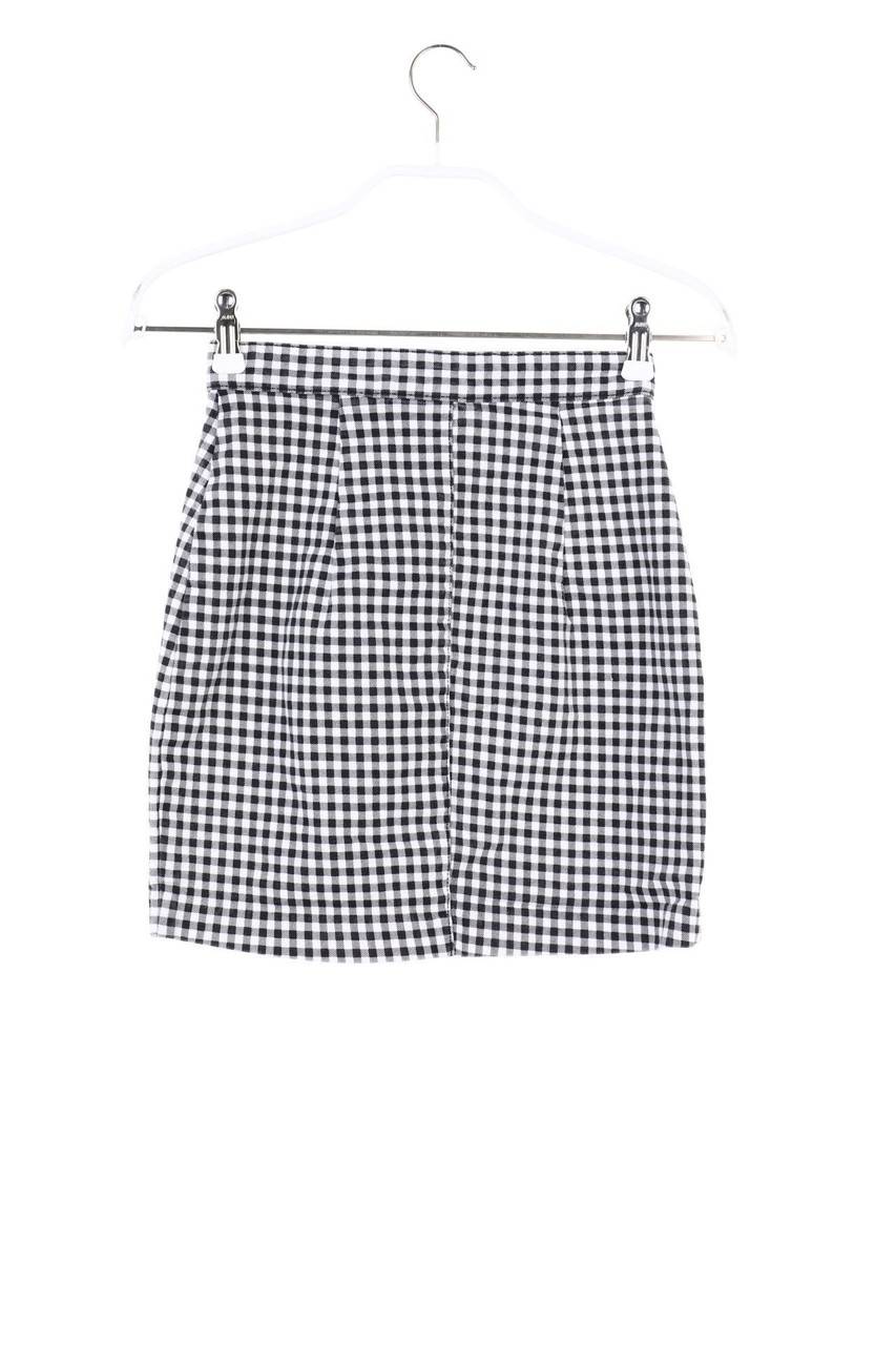 Carou H&M DIVIDED Karo-Minirock mit Knöpfen Vatertagsangebot