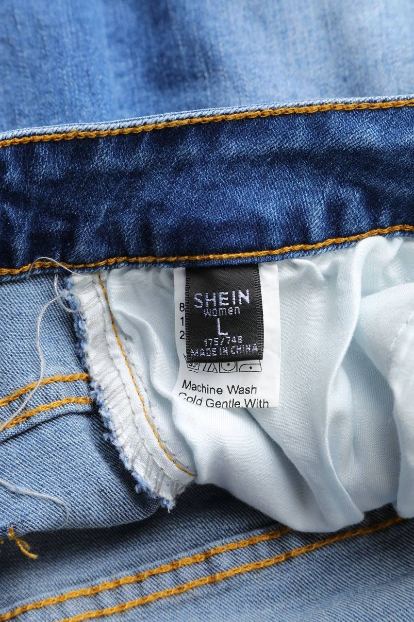 Carou SHEIN Used Look Jeans-Shorts Begrenzte Freigabe