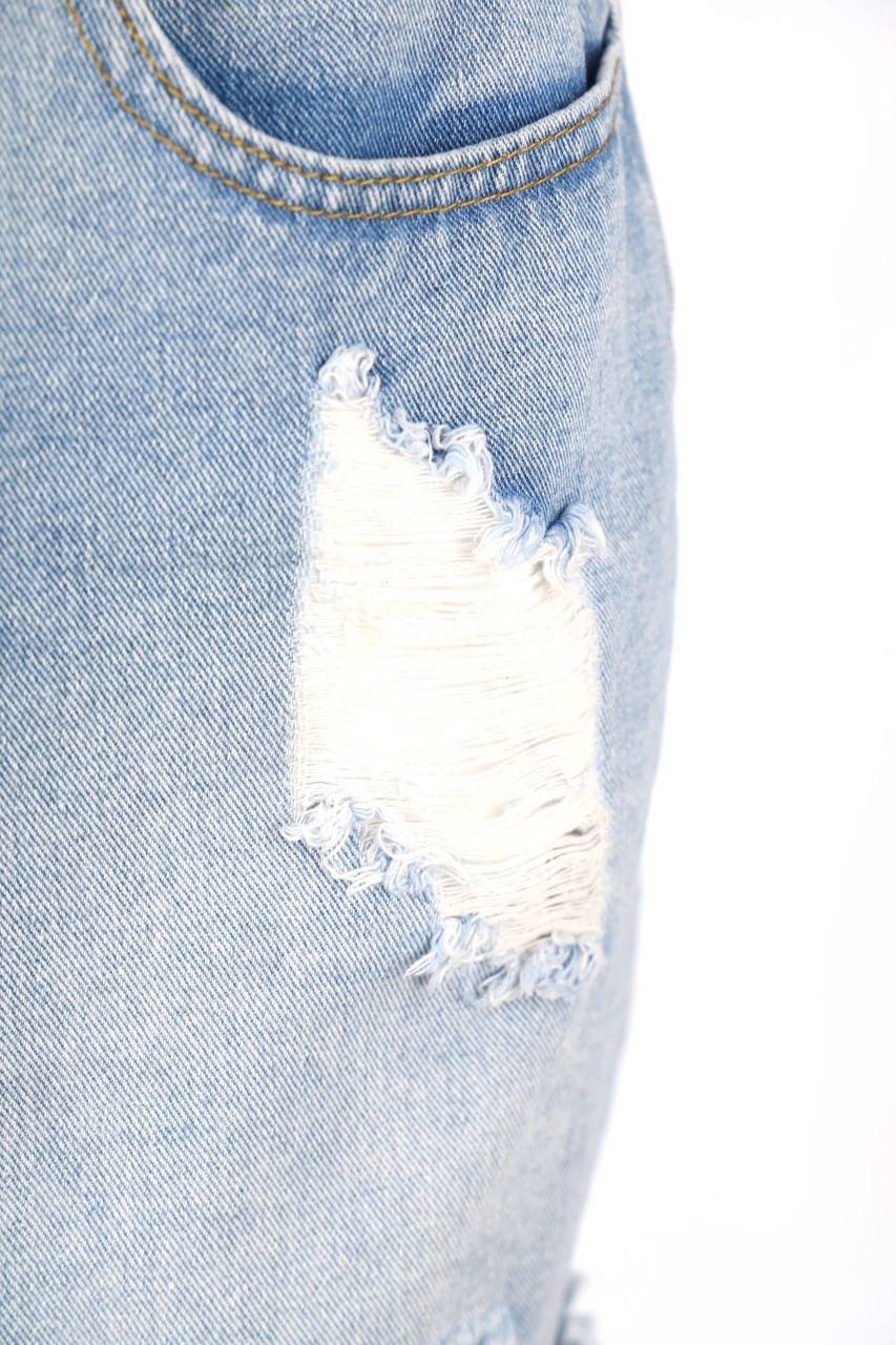 Carou SHEIN Destroyed-Mini-Jeansrock Discount Store für neue Produkte