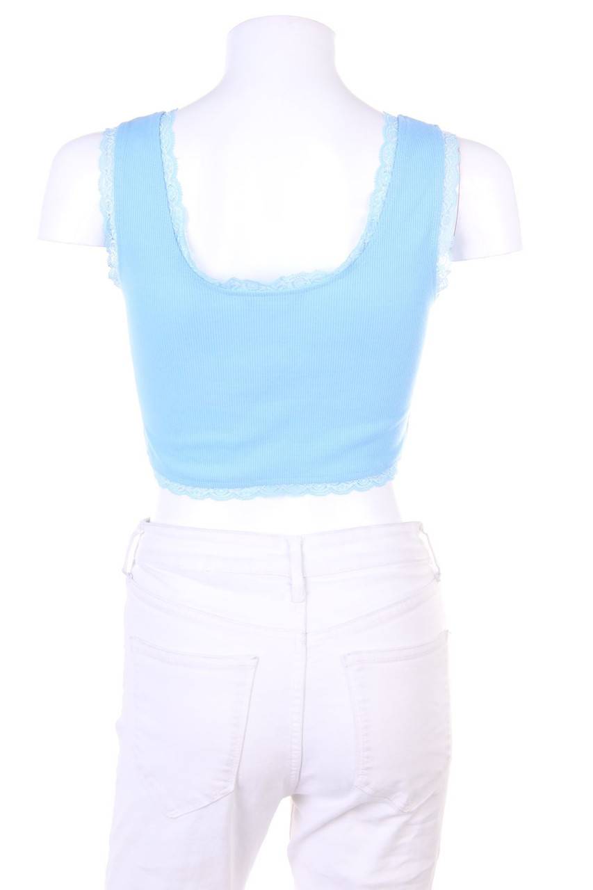 Carou SHEIN Crop-Top mit Spitze Riesige Rabatte