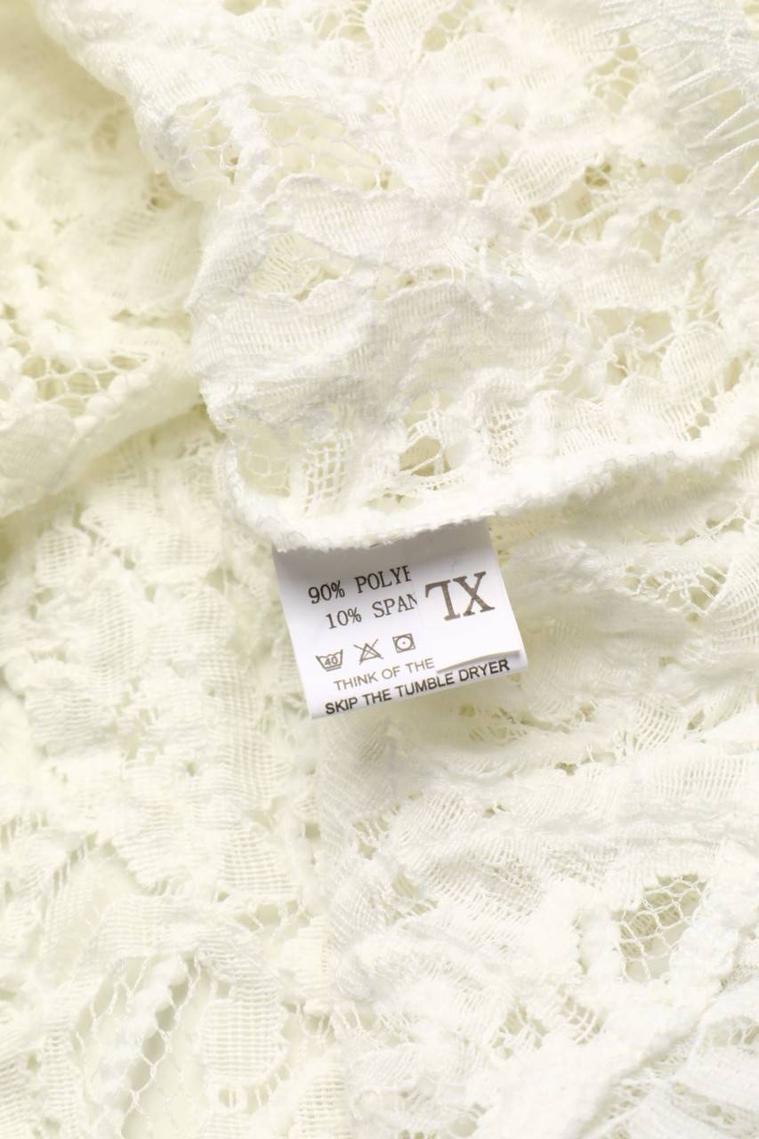 Carou Ohne Label Kurzarm-Shirt aus Spitze 50% Rabatt mit kostenlosem Versand