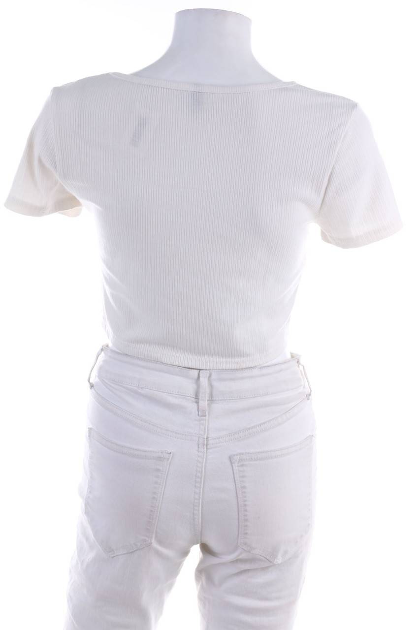Carou ZAFUL Cropped-Kurzarm-Shirt Clearance-Verkauf