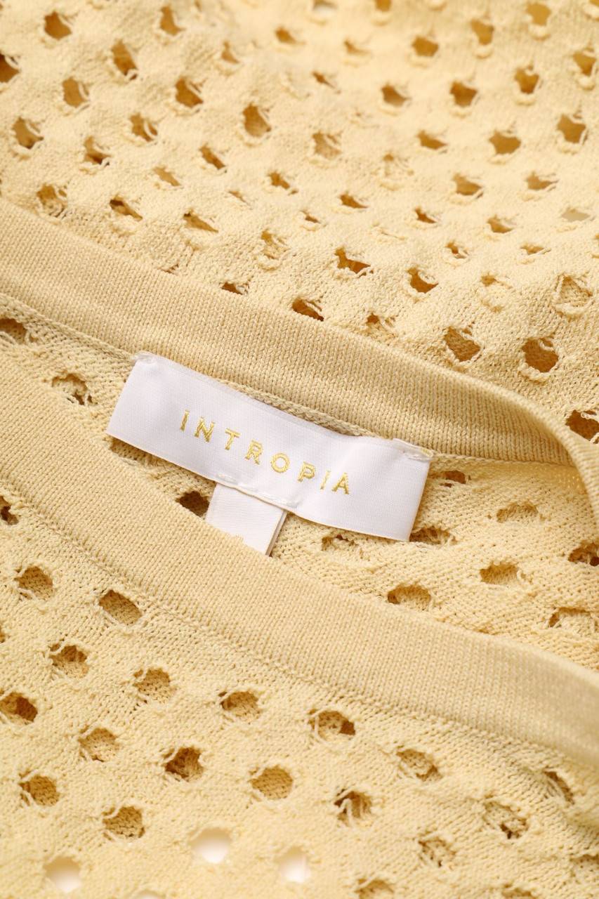 Carou INTROPIA Strick-Pullover mit Lochstrick-Details Flash Sale