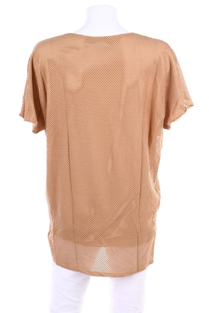 Carou NEW YORK INDUSTRIE Mesh-Kurzarm-Shirt Vatertagsangebot