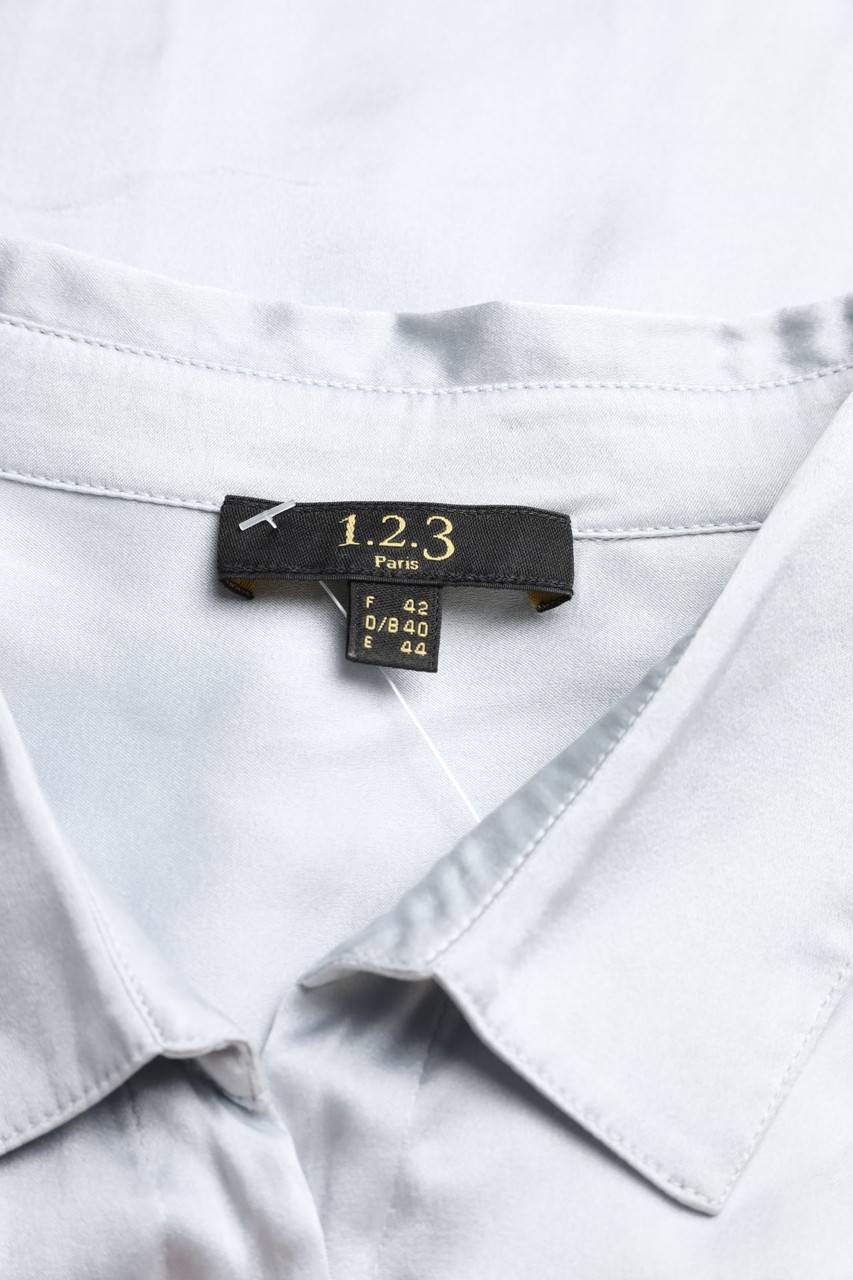 Carou 1.2.3. UN DEUX TROIS Paris Satin-Hemd-Bluse Jubiläumsangebot