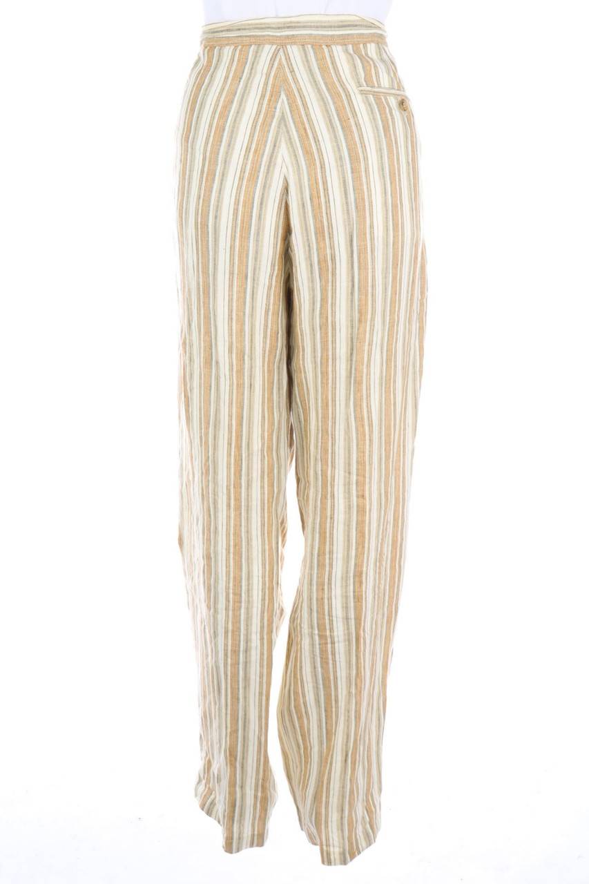 Carou hessnatur Leinenhose mit Streifen Heißer Verkauf