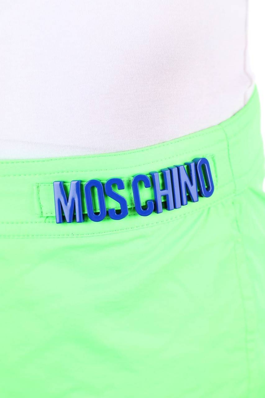 Carou MOSCHINO Schwimm-Shorts mit Logo-Plakette Online Outlet
