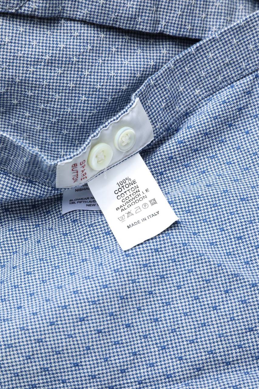 Carou Glanshirt Kurzarm-Hemd aus Baumwolle Tägliche Deals