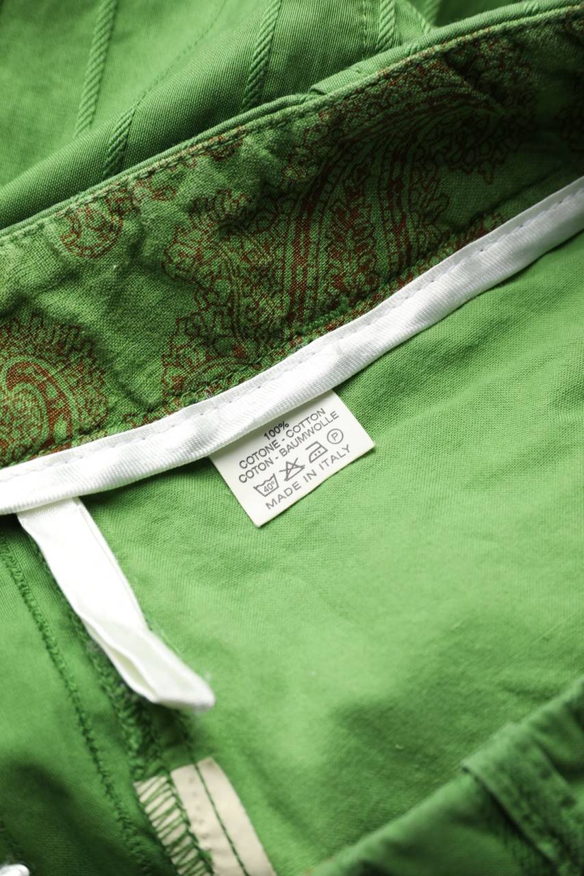 Carou ETRO MILANO Baumwoll-Hose mit Streifen Riesige Rabatte