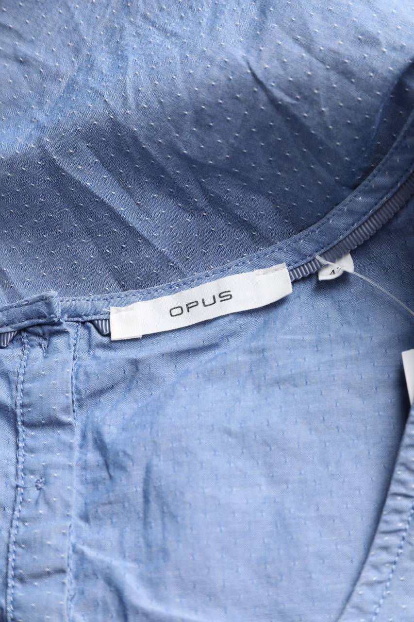 Carou OPUS Kurzarm-Bluse mit Smok-Details Kostenloser Versand international