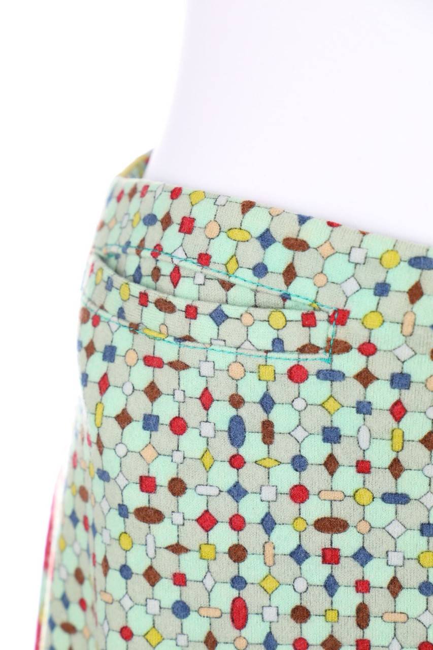 Carou EMILIO PUCCI Print-Rock aus Schurwolle Begrenzt auf 3 Tage