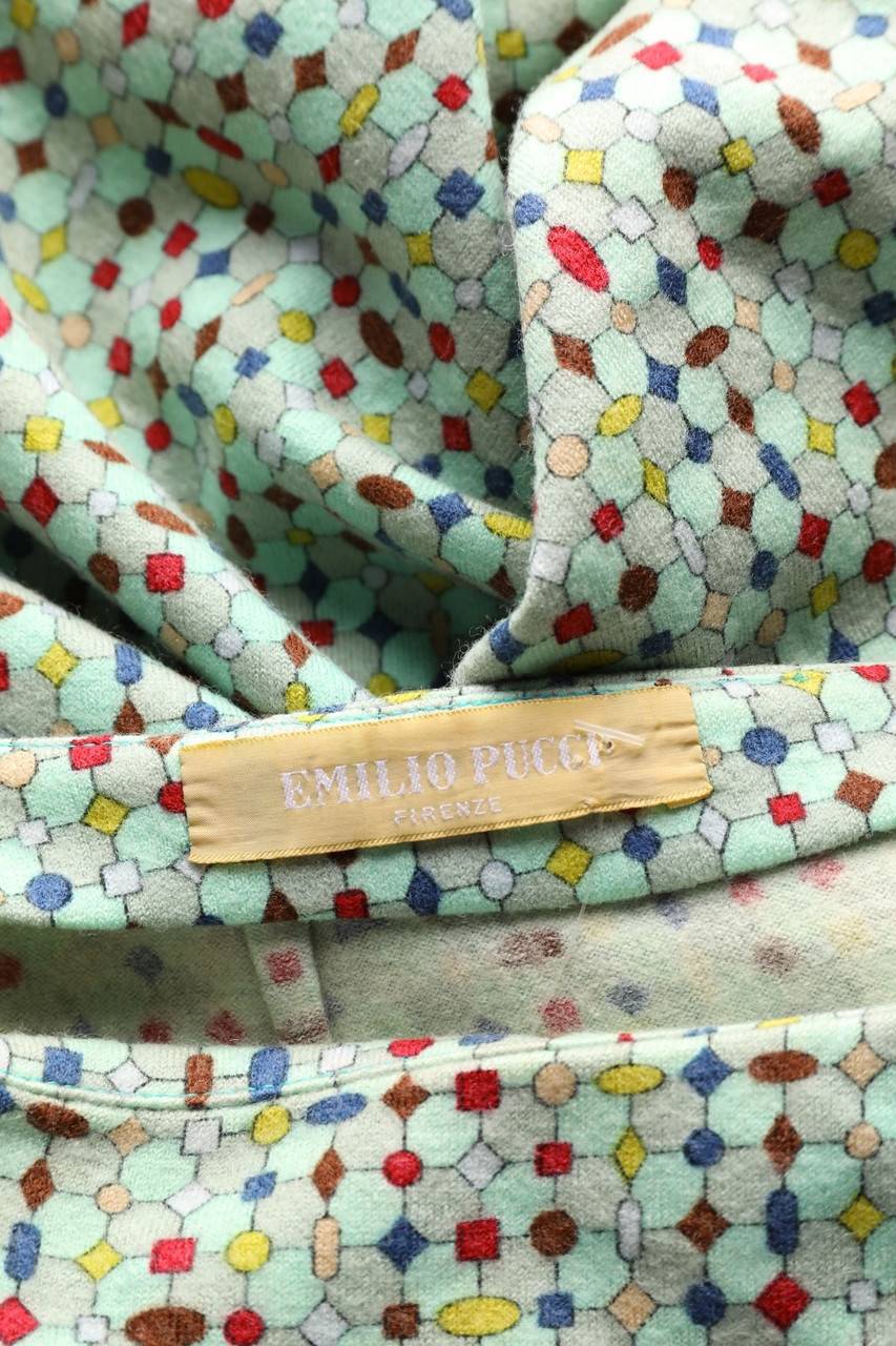Carou EMILIO PUCCI Print-Rock aus Schurwolle Begrenzt auf 3 Tage