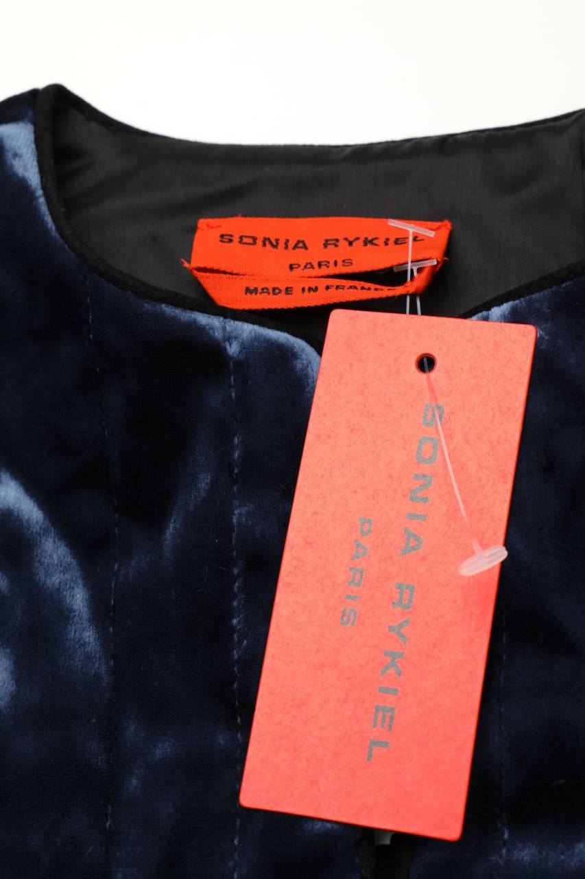 Carou SONIA RYKIEL Samt-Jacke mit Seide Preisnachlass