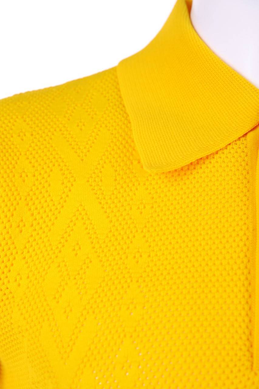 Carou VINTAGE Poloshirt mit geometrischem Muster Blitzangebot