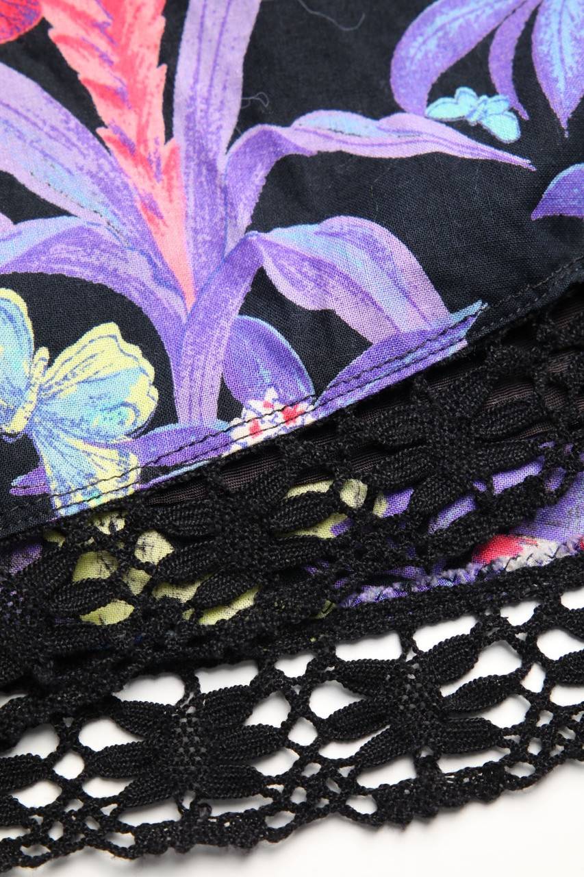 Carou VINTAGE Midirock mit Blumen-Print Neuheiten