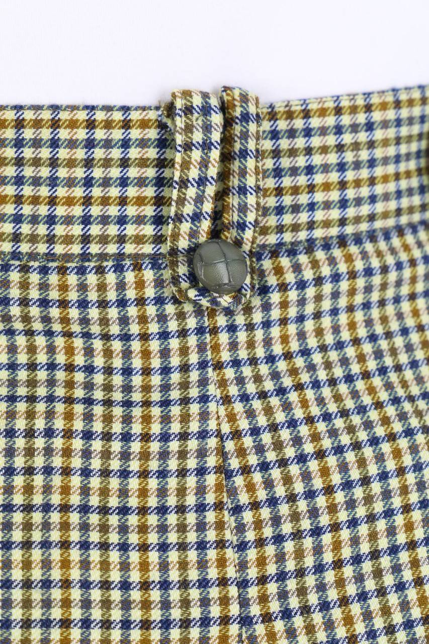 Carou VINTAGE Karo-Hose mit Wolle Tägliche Deals