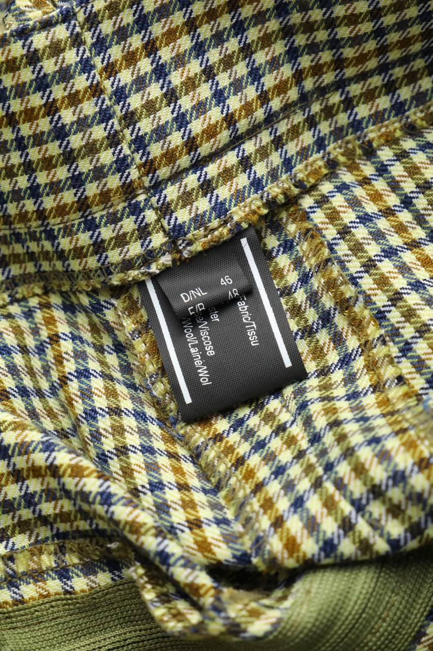 Carou VINTAGE Karo-Hose mit Wolle Tägliche Deals
