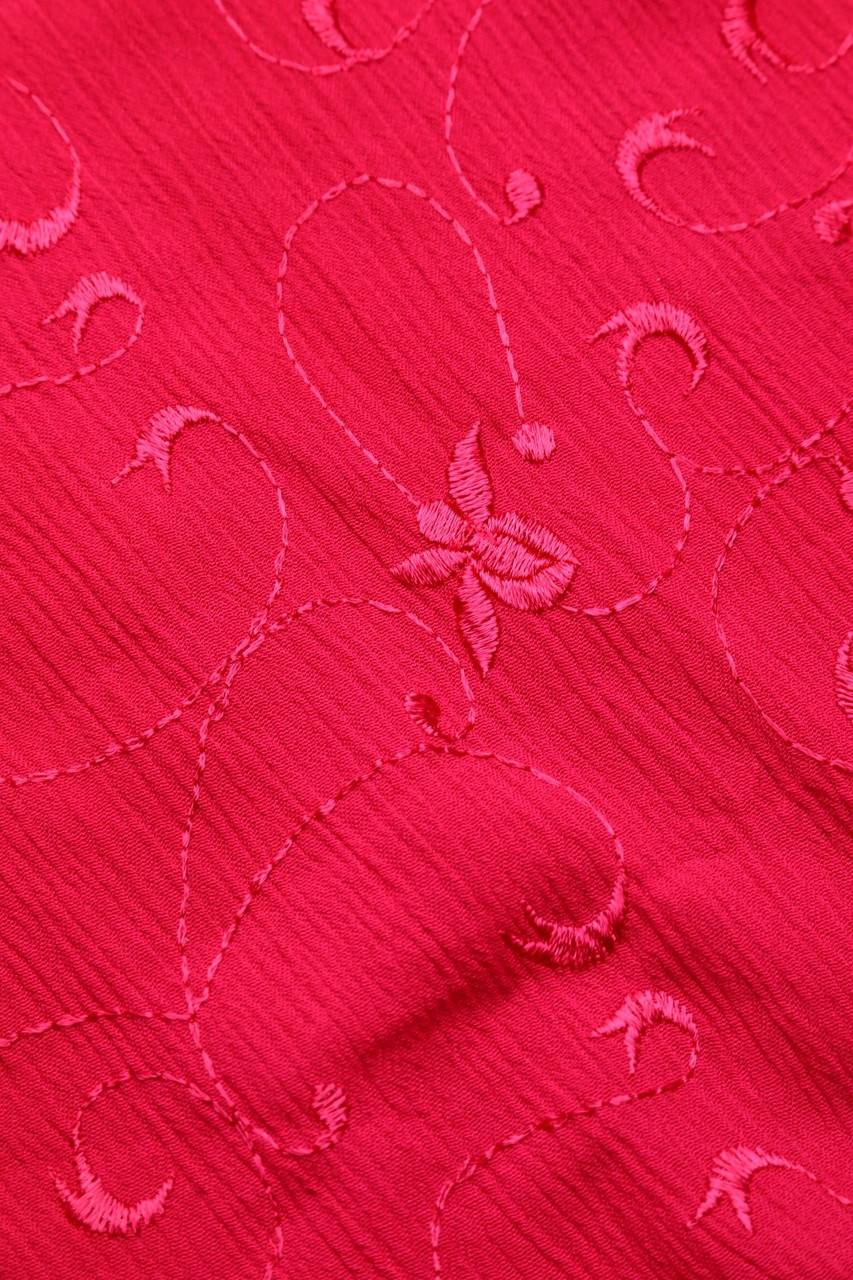 Carou TOGETHER! Kurzarm-Bluse mit Stickereien Wochenangebot