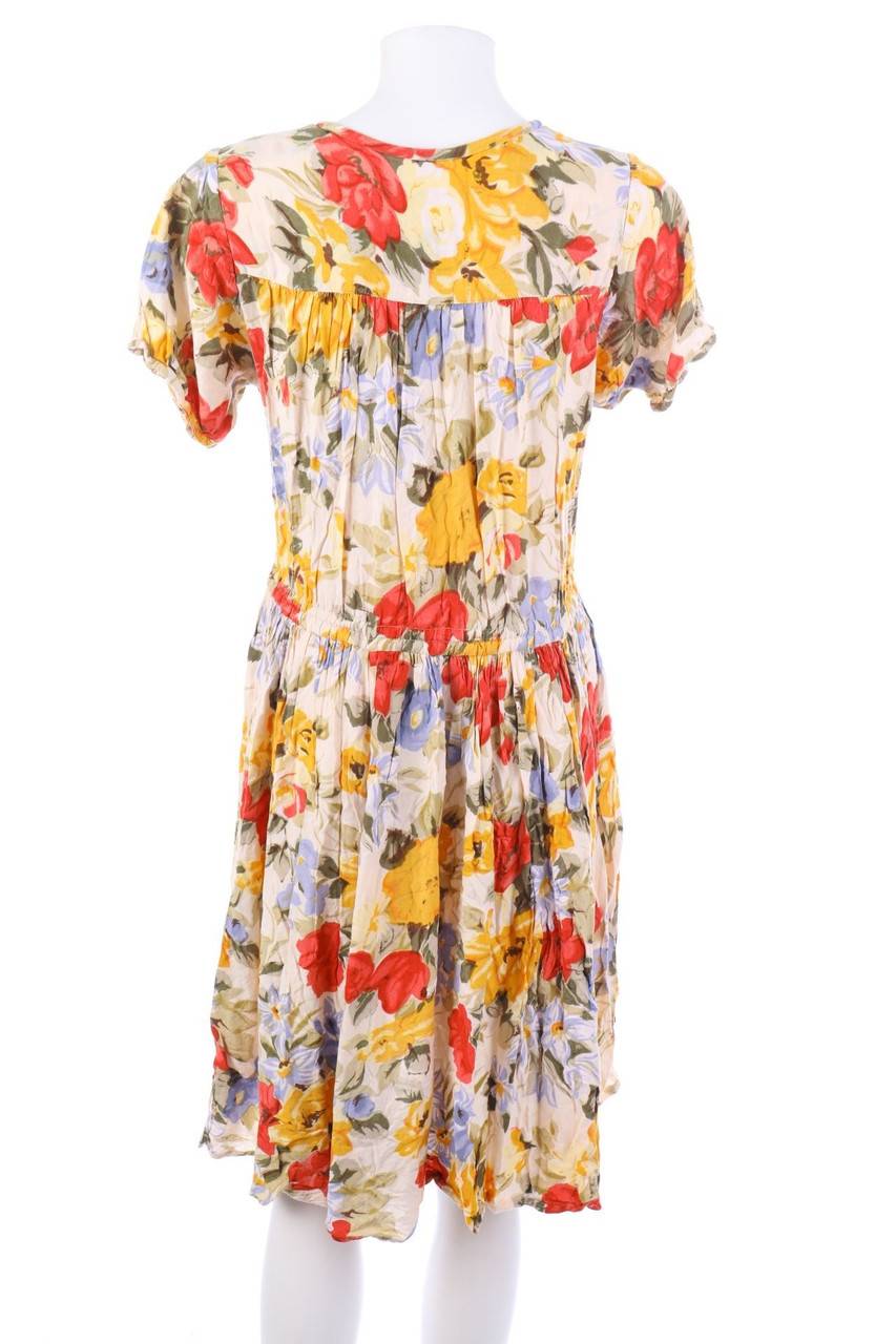 Carou VINTAGE Blusenkleid mit Blumen-Print Neueste Stile