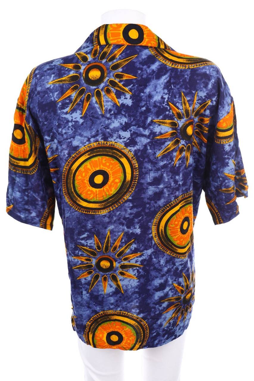 Carou VINTAGE Kurzarm-Bluse mit Print 50% Rabatt mit kostenlosem Versand
