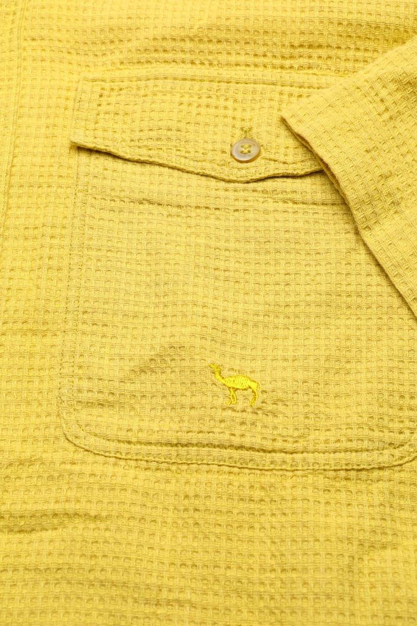 Carou CAMEL COLLECTION Vintage-Kurzarm-Hemd Begrenzt auf 3 Tage