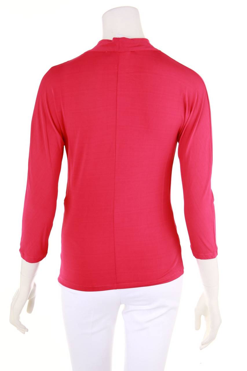 Carou Max Mara STUDIO 3/4-Arm-Shirt in Wickel-Optik mit Raffungen Sonderangebot