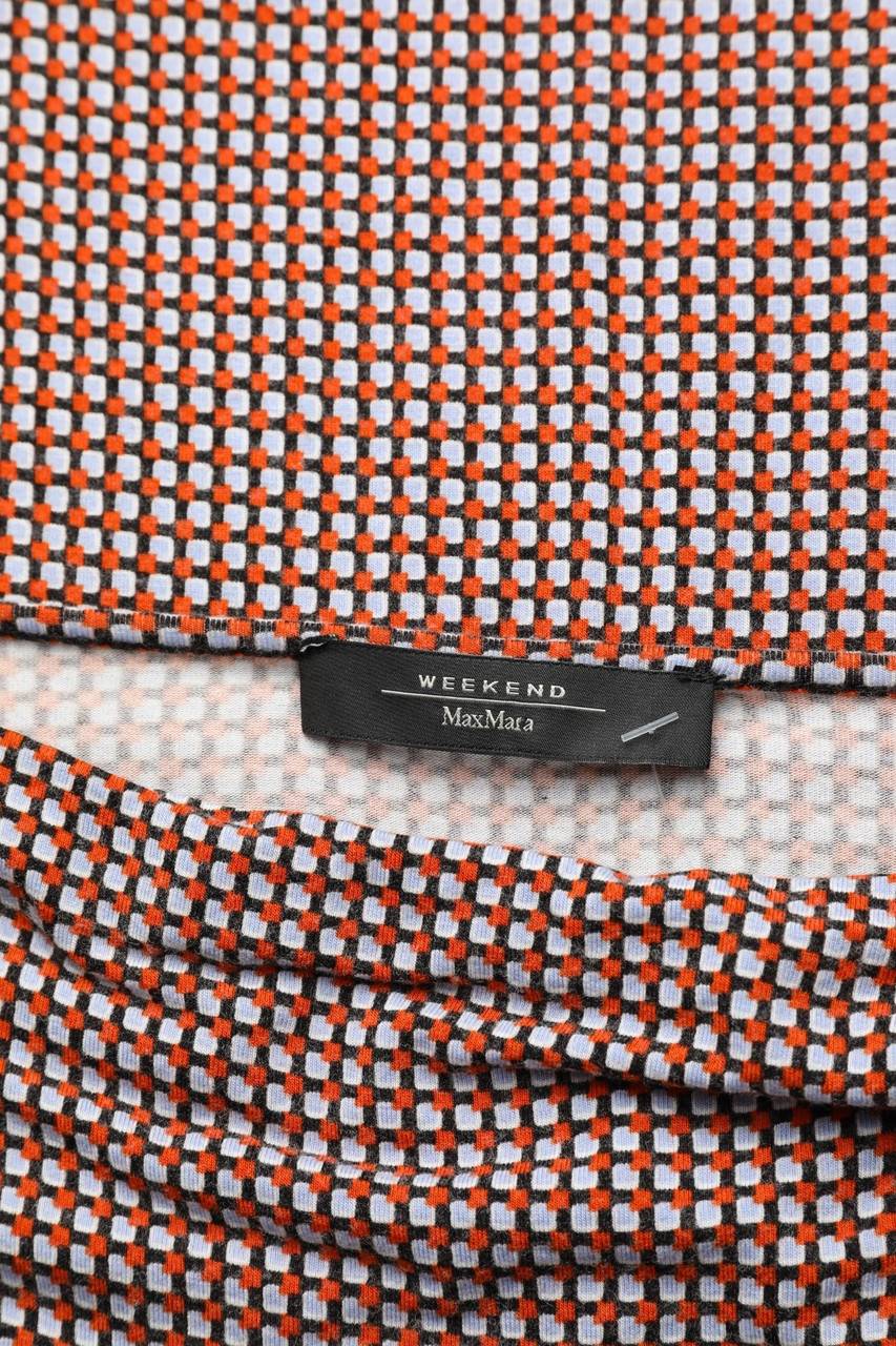 Carou Max Mara WEEKEND Longsleeve-Shirt mit Wasserfall-Ausschnitt Weihnachtsangebot
