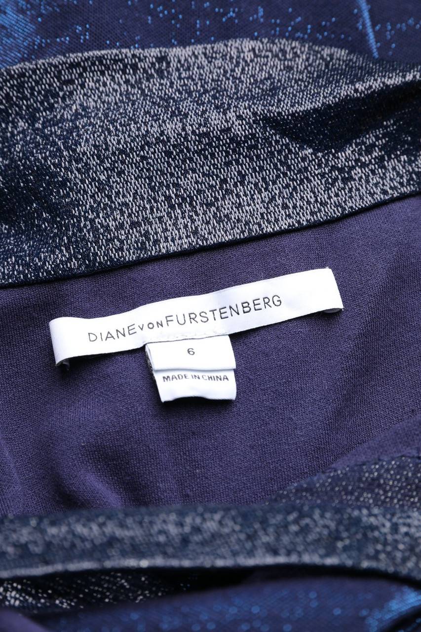 Carou DIANE von FÜRSTENBERG Glitzer-Wickelkleid Jubiläumsangebot