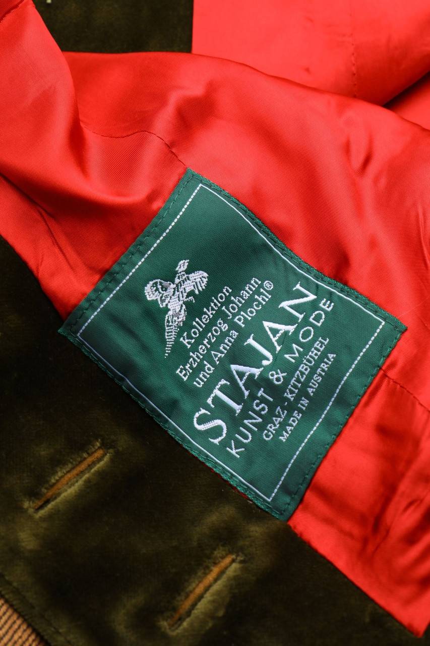 Carou STAJAN KUNST & MODE Trachten-Jacke aus Leinen Heißer Verkauf