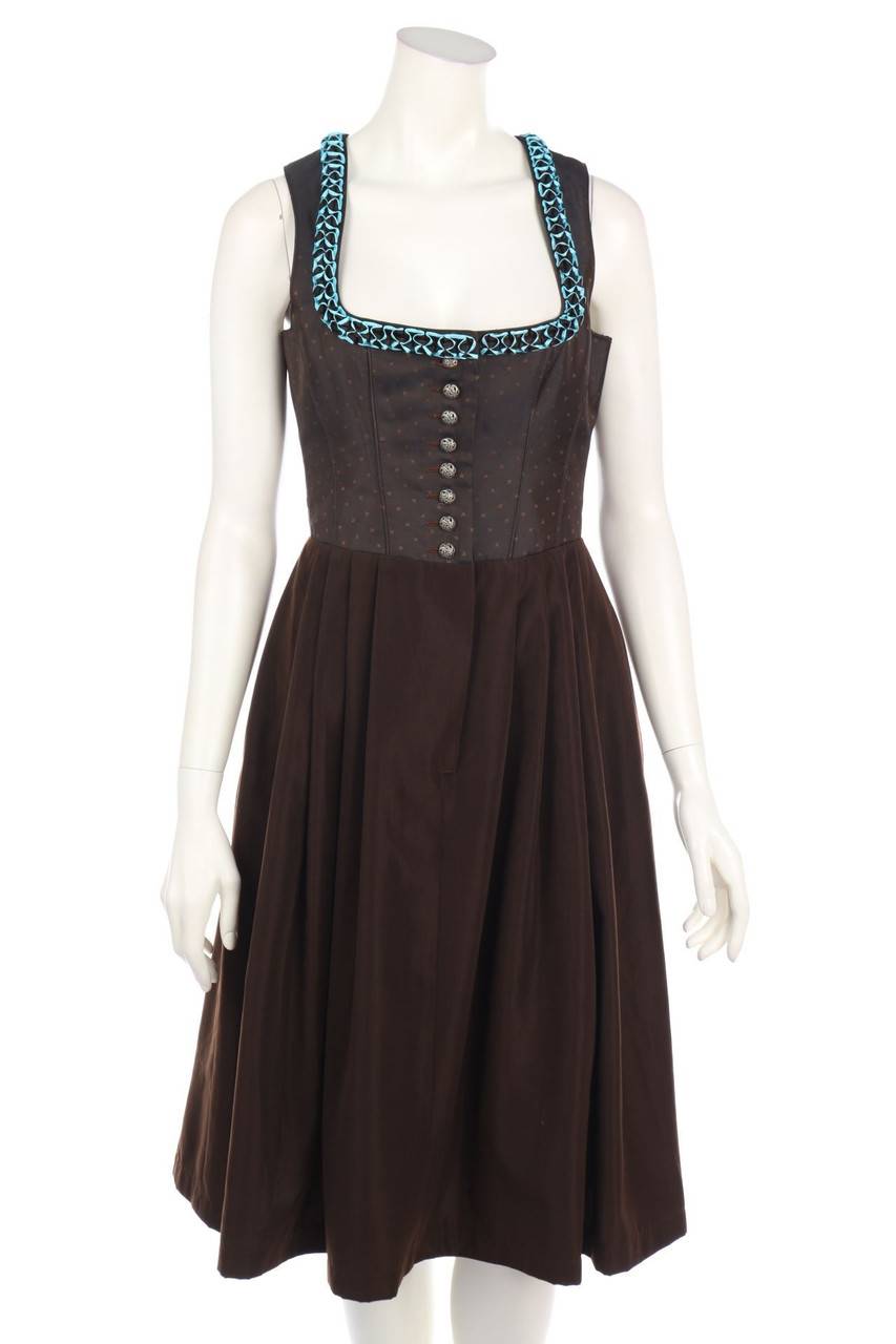 Carou Pöllinger LEDER & TRACHT Landhaus-Kleid mit Knöpfen Zeitlich begrenztes Angebot