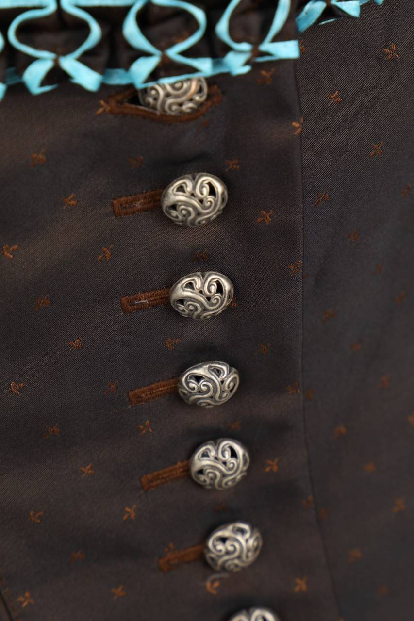 Carou Pöllinger LEDER & TRACHT Landhaus-Kleid mit Knöpfen Zeitlich begrenztes Angebot