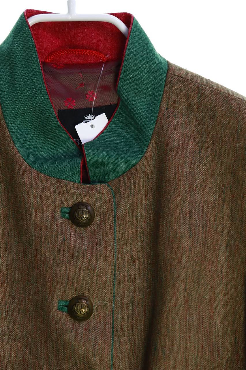 Carou BAUER POUR FEMME Trachten-Jacke aus Leinen im Trachten-Stil Kauf eins, bekomm eins gratis