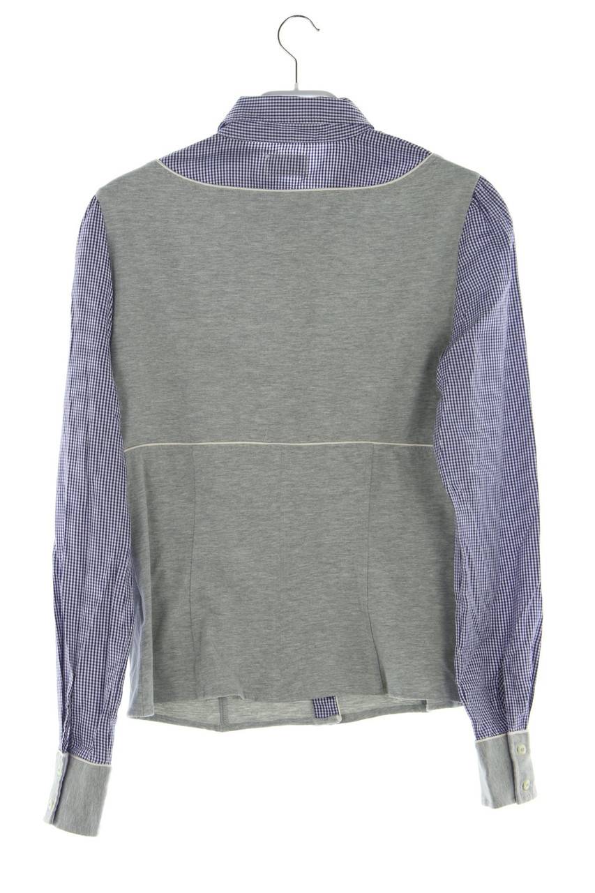 Carou LUIS TRENKER Hemd-Bluse aus Jersey mit Logo-Stickerei Tägliche Deals