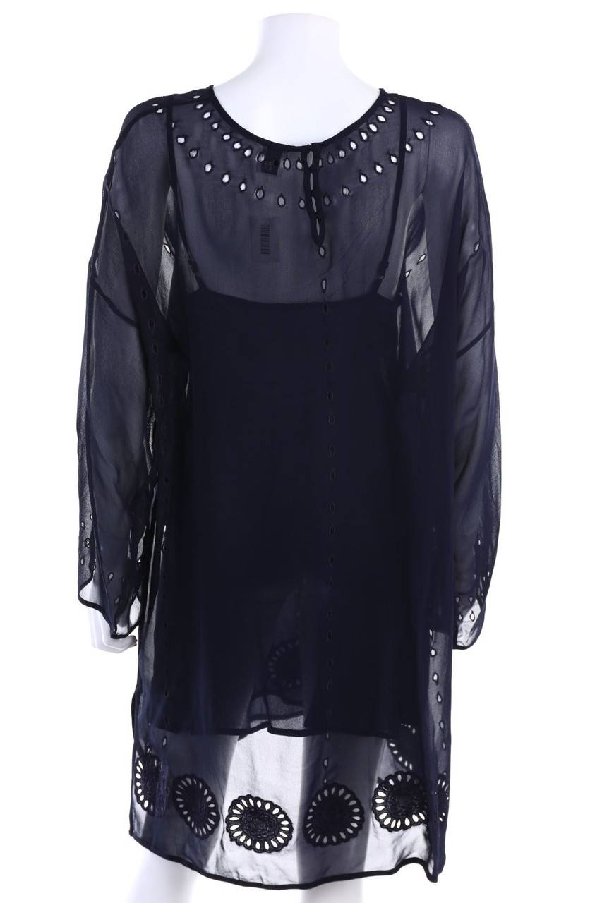 Carou IRIS & INK Chiffon-Shift-Kleid aus Lochspitze Tiefpreis