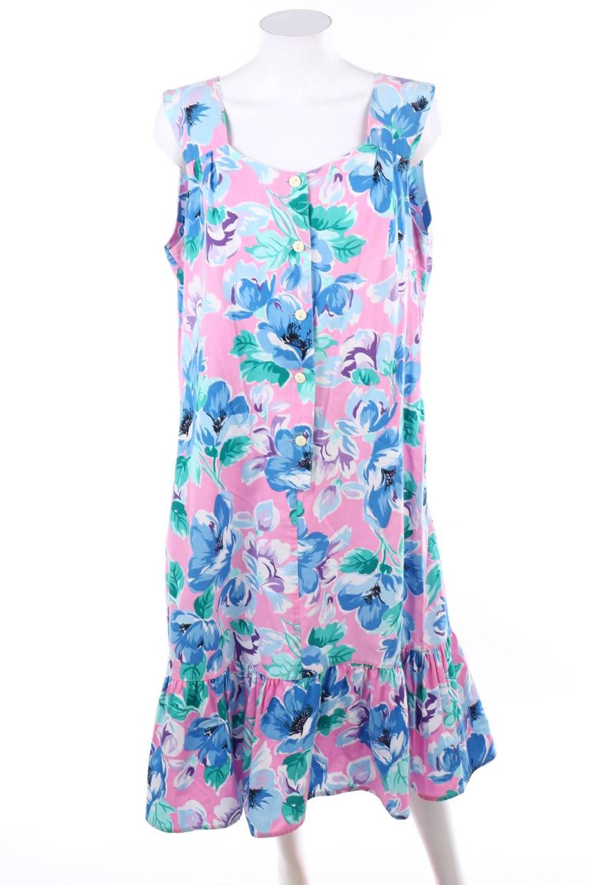 Carou VINTAGE Träger-Kleid mit Blumen-Print Bis zu 60% Rabatt