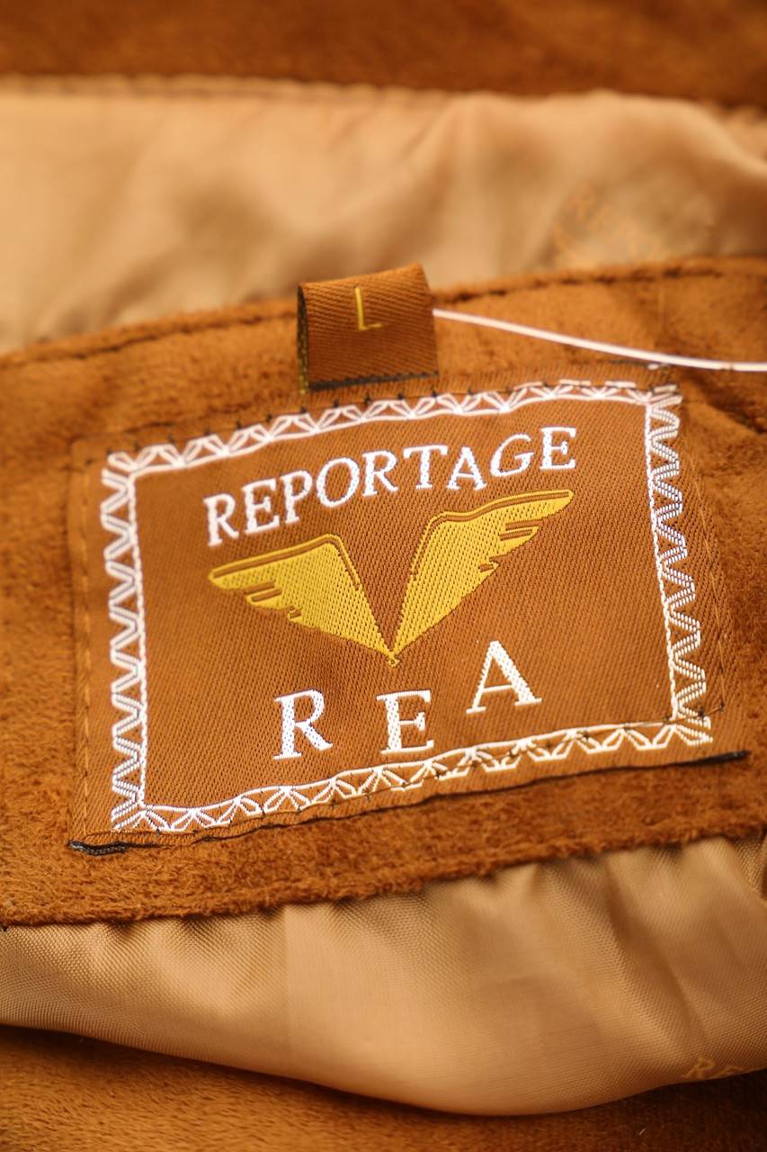 Carou Reportage R E A Kunstleder-Jacke Kostenloser Versand international
