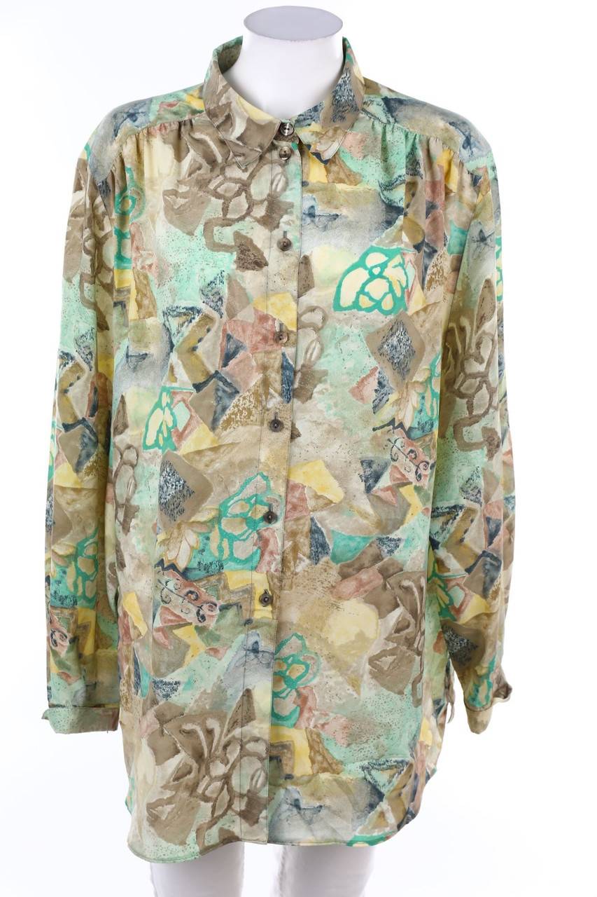 Carou CANDA by C&A Vintage-Hemd-Bluse mit floralem Muster Begrenzt auf 3 Tage