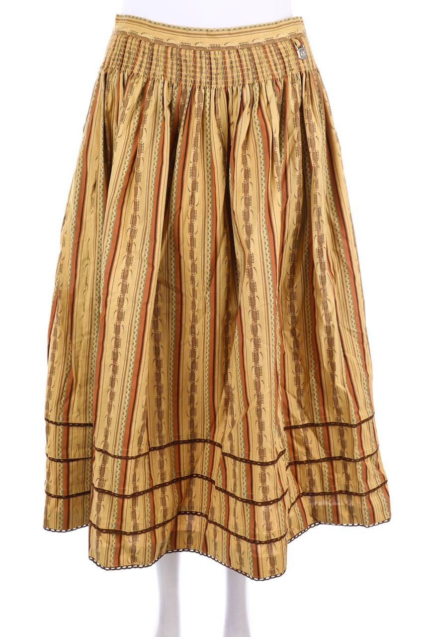 Carou HAMMERSCHMID Vintage-Midirock mit Streifen