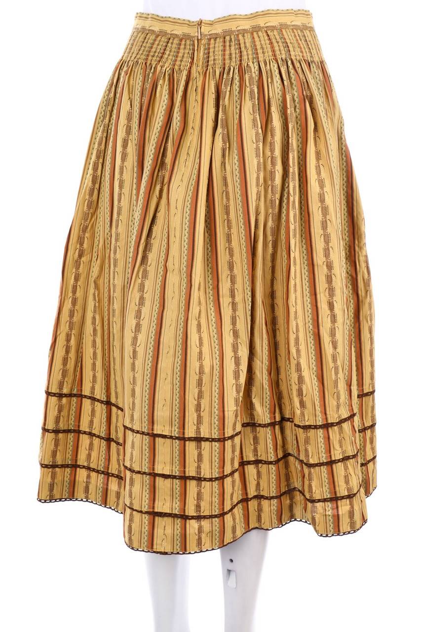 Carou HAMMERSCHMID Vintage-Midirock mit Streifen Im Verkauf