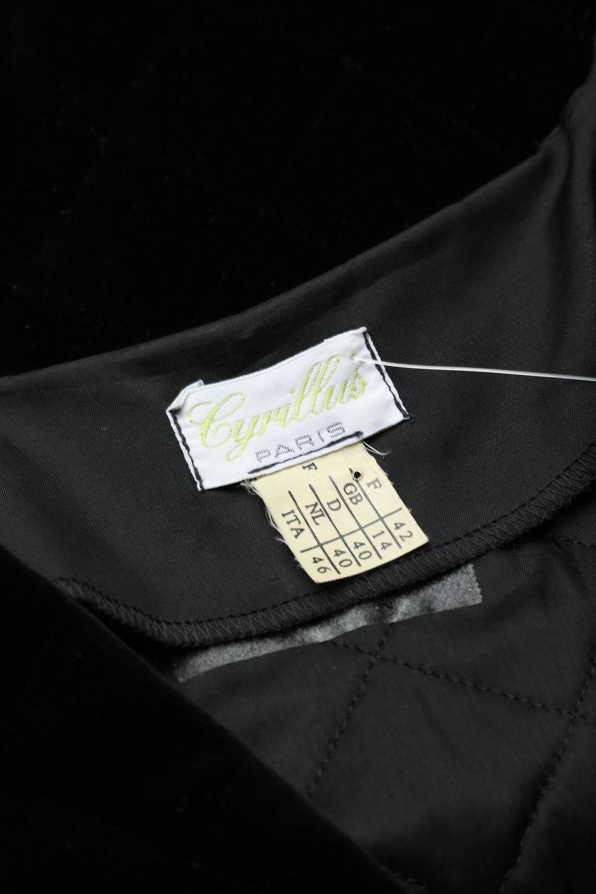Carou Cyrillus PARIS Samt-Blazer Günstiger Verkauf