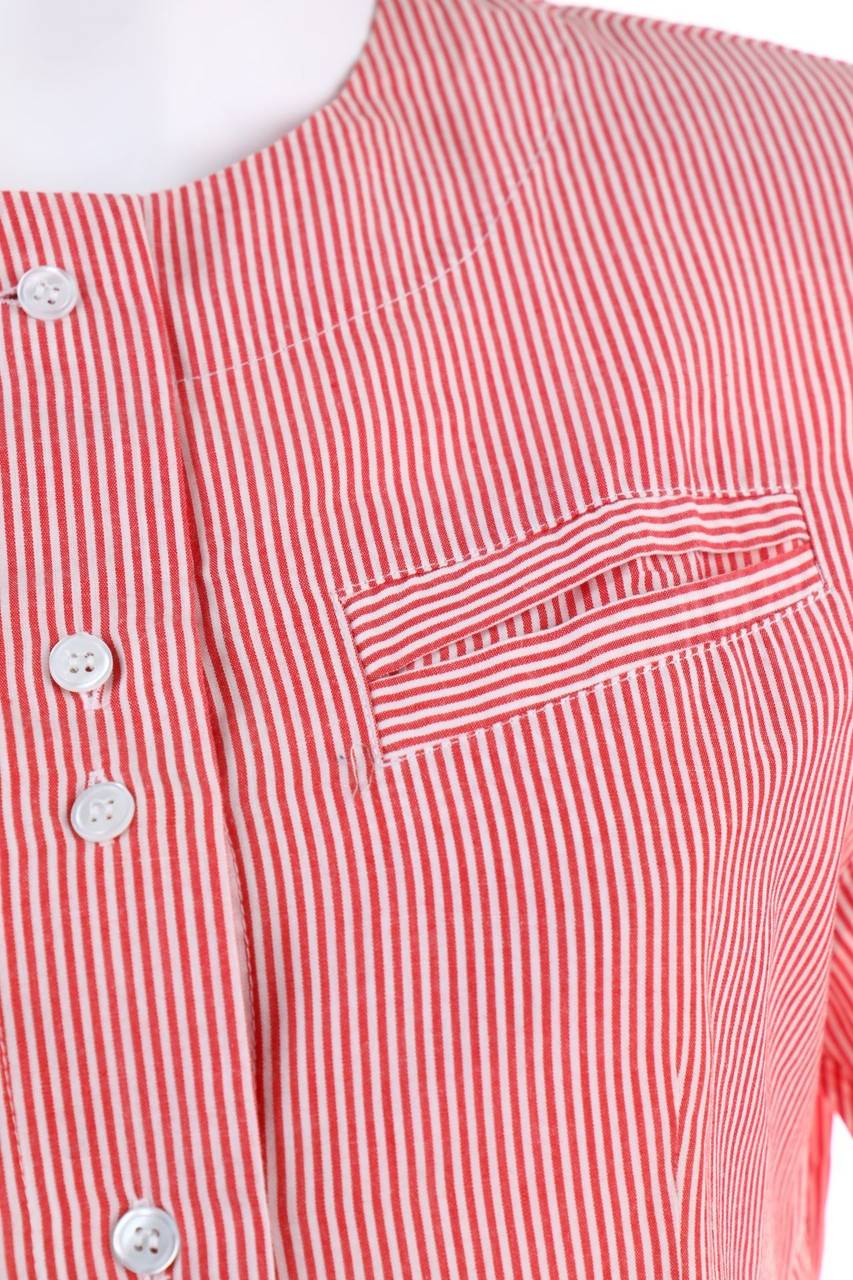 Carou CATHERINE Kurzarm-Bluse mit Streifen Fabrik Onlineshop