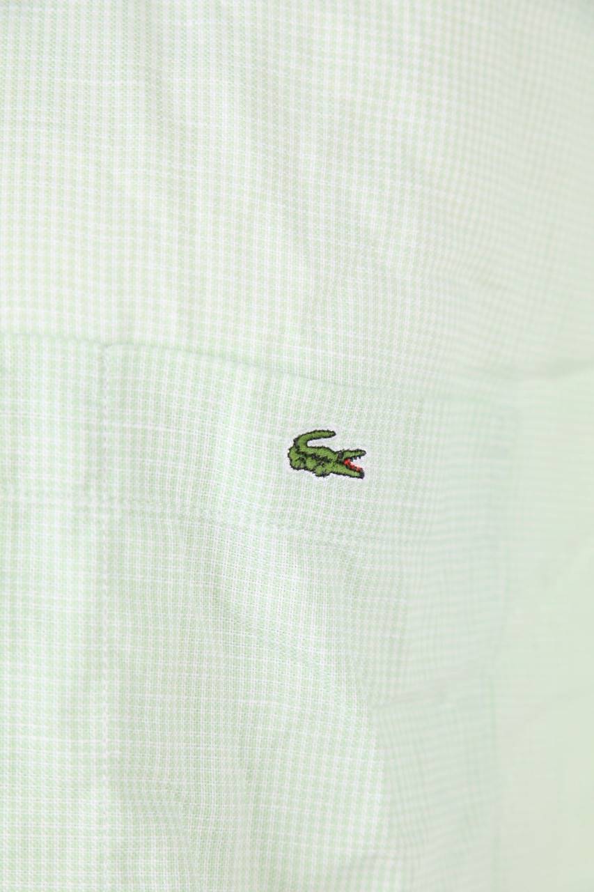 Carou LACOSTE Kurzarm-Hemd mit Leinen Cyber Monday