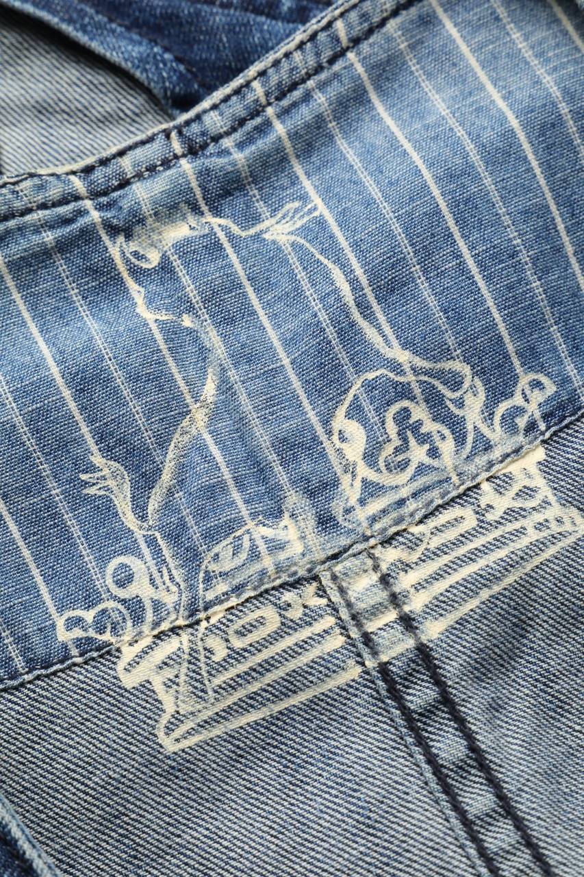 Carou Lois Denim-Weste mit Stickereien Muttertagsangebot