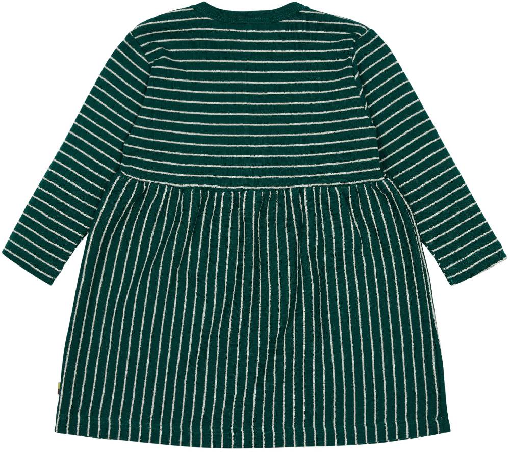 Loud Proud Kleid langarm gestreift mit Rippe Limitierter Zeitrabatt