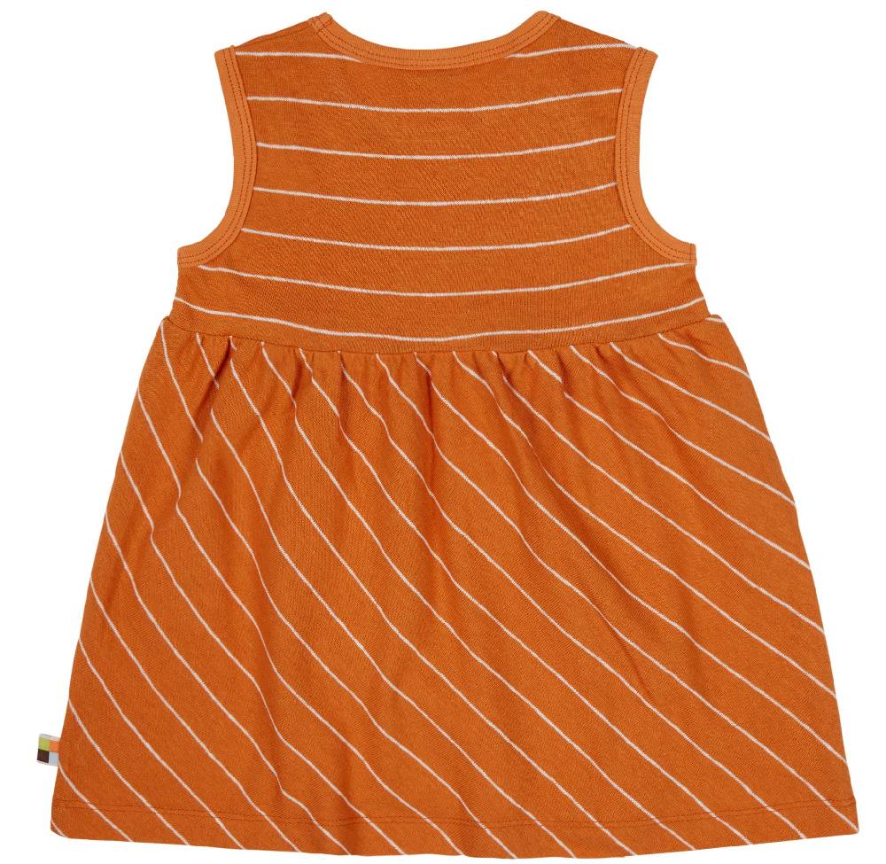Loud Proud Kleid Streifen mit Leinen Tägliche Deals