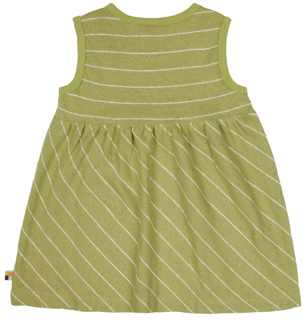 Loud Proud Kleid Streifen mit Leinen Sonderangebote