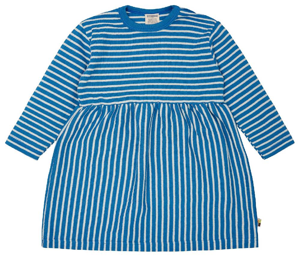 Loud Proud Kleid langarm gestreift mit Rippe Große Rabatte