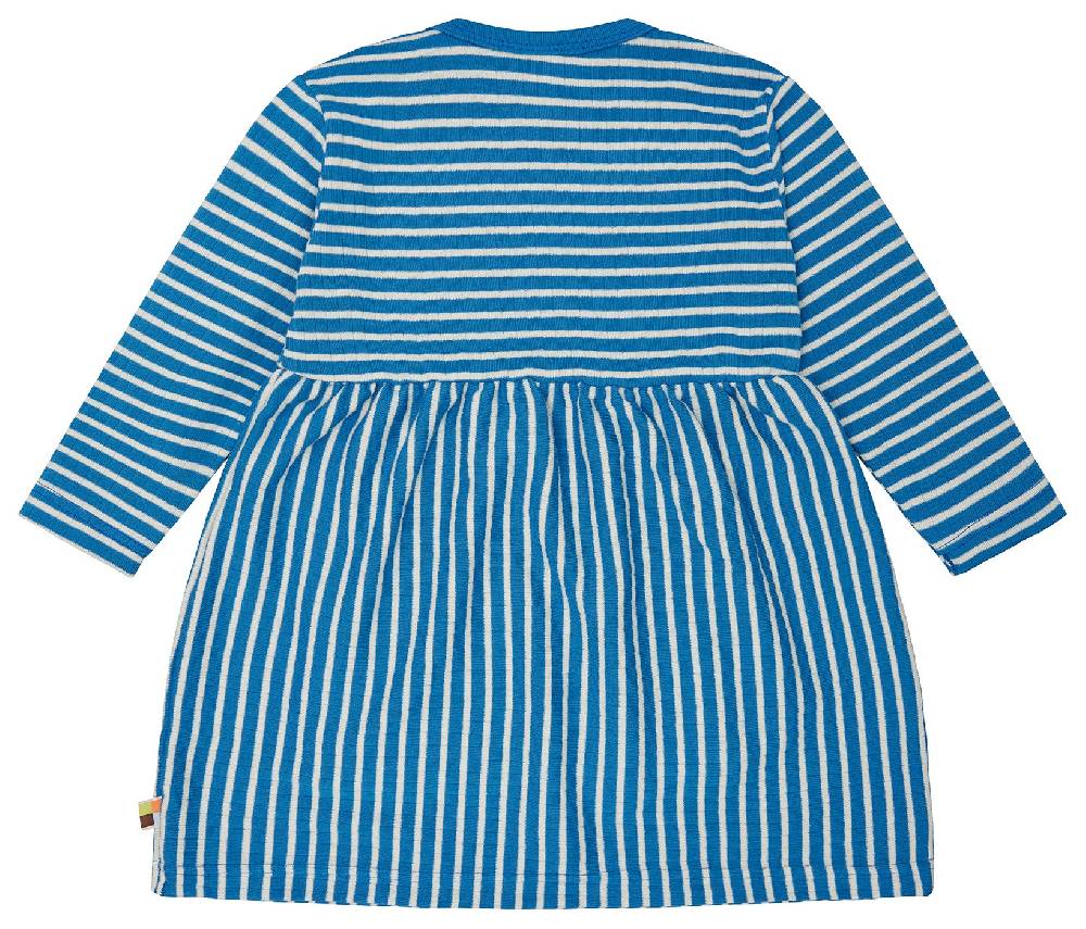 Loud Proud Kleid langarm gestreift mit Rippe Große Rabatte