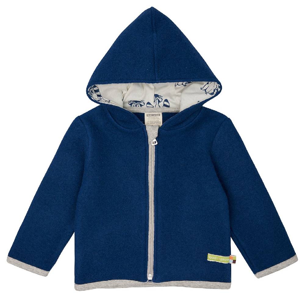 Loud Proud Wollfleece-Jacke mit Kapuze Bis zu 65% Rabatt