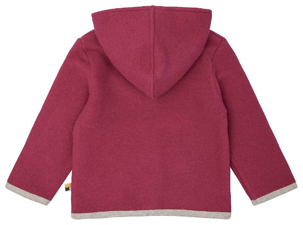 Loud Proud Wollfleece-Jacke mit Kapuze Nur für heute